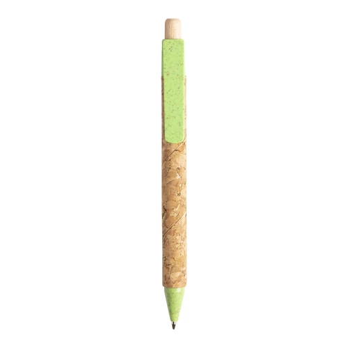 image du produit Stylo à bille en liège et paille de blé personnalisable