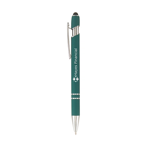 image du produit Stylo à bille PRINCE Soft touch, finition chromée