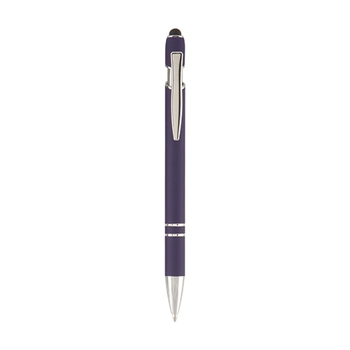 image du produit Stylo à bille PRINCE Soft touch, finition chromée