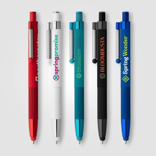 image du produit Stylo aluminium recyclé, monochrome - stylet anti-stress