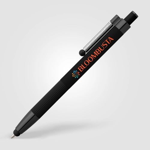 image du produit Stylo aluminium recyclé, monochrome - stylet anti-stress