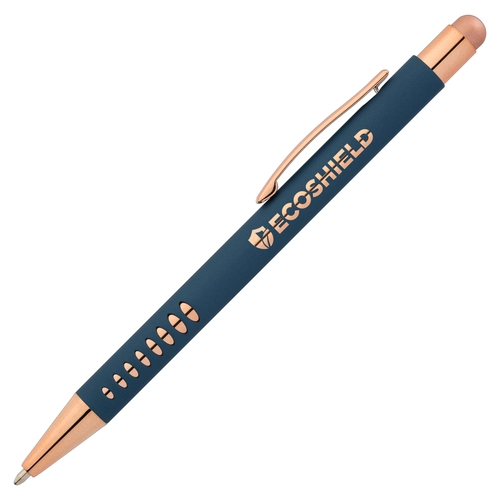 image du produit Stylo avec stylet en aluminum avec attributs rose gold