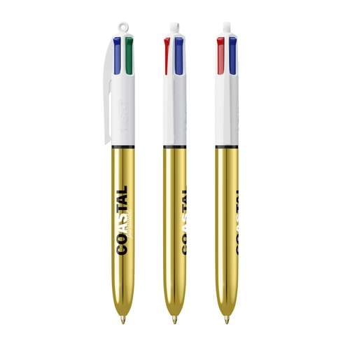 image du produit Stylo bille BIC 4 couleurs couleur métallisée brillante