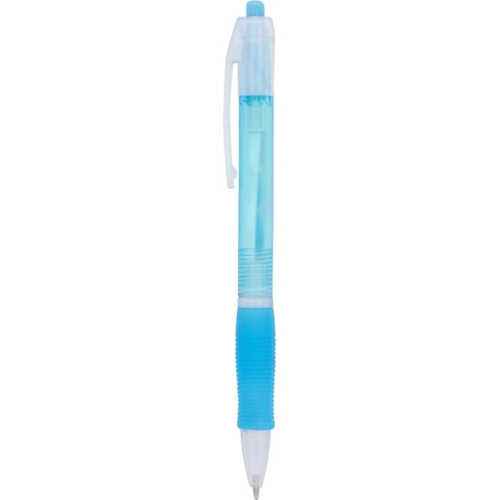 image du produit Stylo bille transparent coloré - bouton poussoir