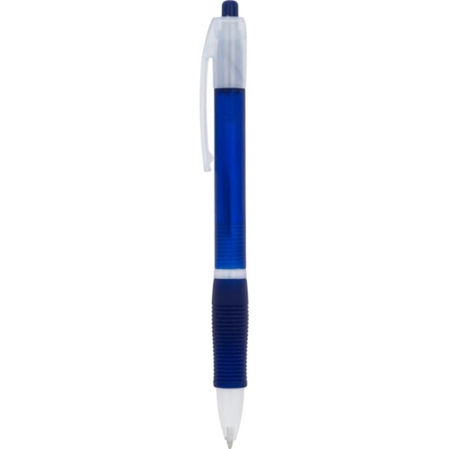 image du produit Stylo bille transparent coloré - bouton poussoir