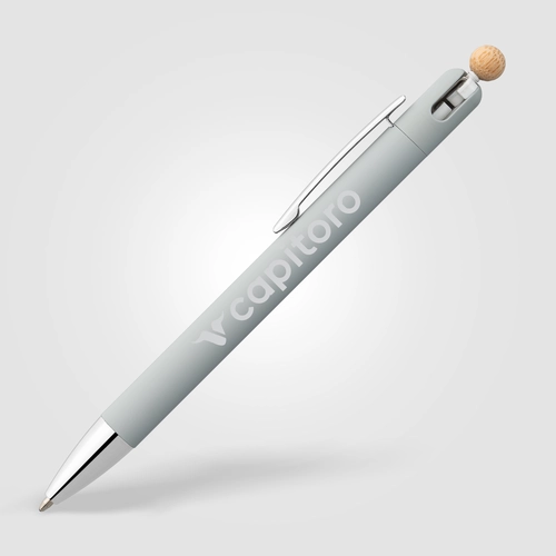 image du produit Stylo en aluminium recyclé avec fonction anti-stress
