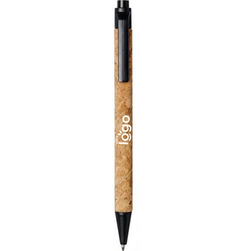 image du produit Stylo en liège et bioplastique personnalisé - livraison express 24h-48h