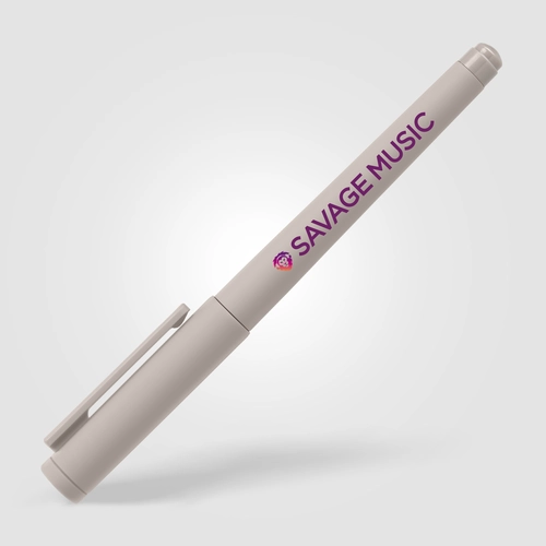 image du produit Stylo gel - plastique recyclé - monochrome