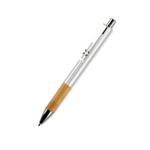 image du produit Stylo métal avec grip en bois