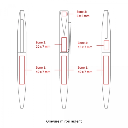 image du produit Stylo métal twist Slim