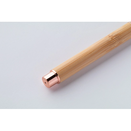 image du produit Stylo roller en bambou et aluminium