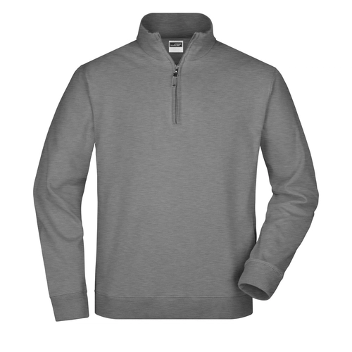 image du produit Sweat avec fermeture, col droit avec zip