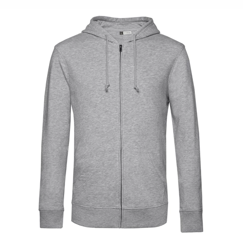 image du produit Sweat zippé à capuche homme, 20% en RPET