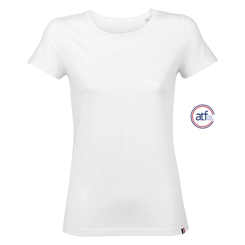 image du produit T shirt Femme Made In France col rond -  100% coton