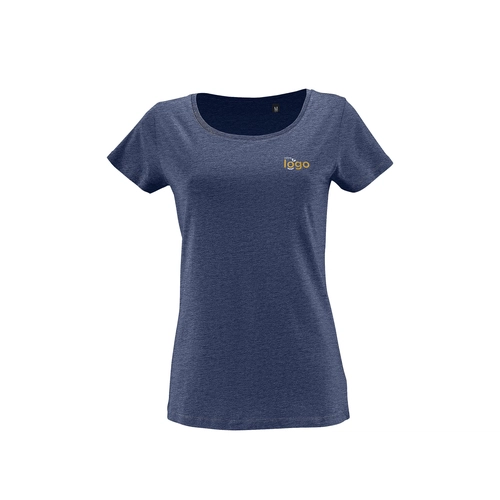 image du produit T shirt Femme manches courtes - coton bio et polyester recyclé