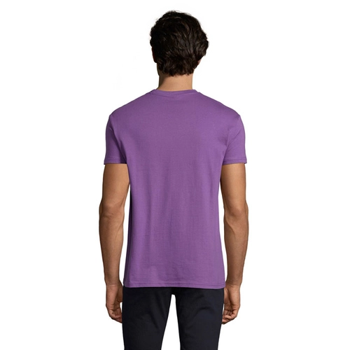 image du produit T-shirt homme col rond, 100% coton semi-peigné ringspun