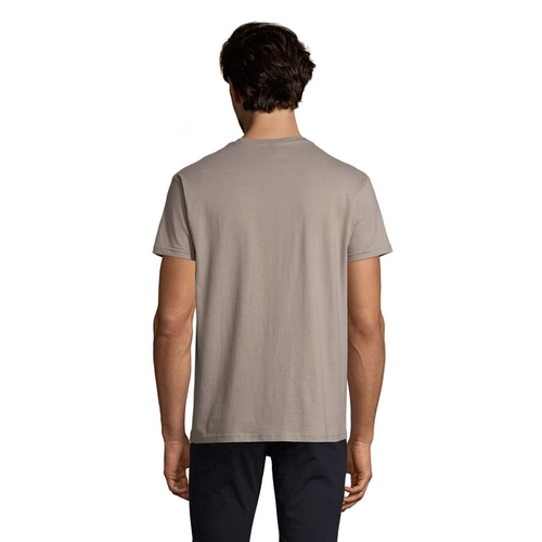 image du produit T-shirt homme col rond, 100% coton semi-peigné ringspun