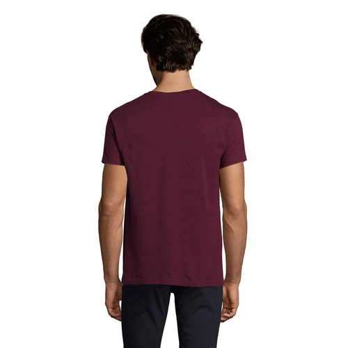 image du produit T-shirt homme col rond, 100% coton semi-peigné ringspun