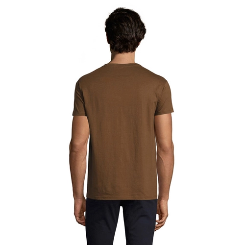 image du produit T-shirt homme col rond, 100% coton semi-peigné ringspun