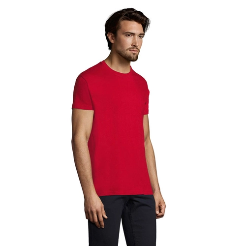 image du produit T-shirt homme col rond, 100% coton semi-peigné ringspun