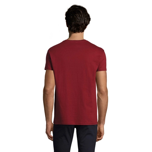 image du produit T-shirt homme col rond, 100% coton semi-peigné ringspun