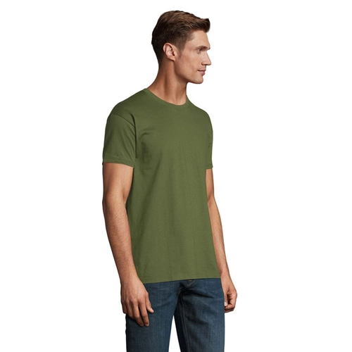 image du produit T-shirt homme col rond, 100% coton semi-peigné ringspun