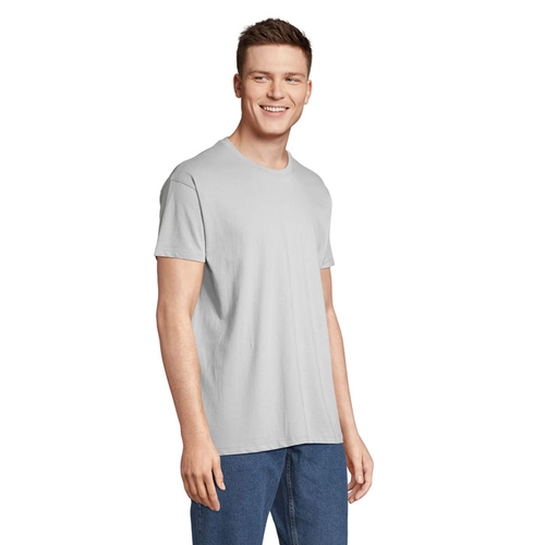 image du produit T-shirt homme col rond, 100% coton semi-peigné ringspun