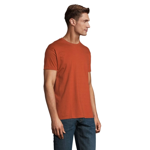 image du produit T-shirt homme col rond, 100% coton semi-peigné ringspun