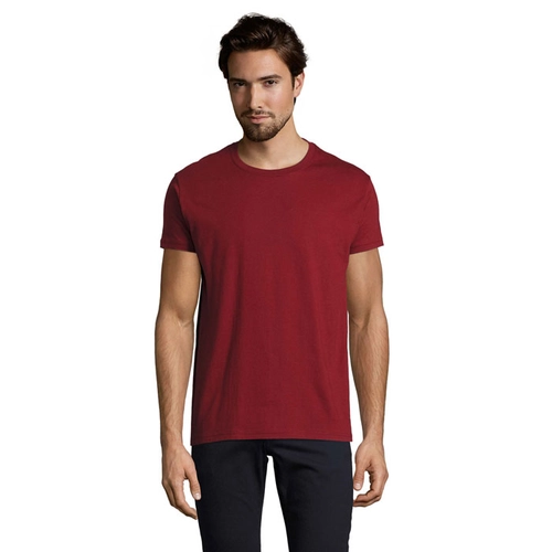 image du produit T-shirt homme col rond, 100% coton semi-peigné ringspun