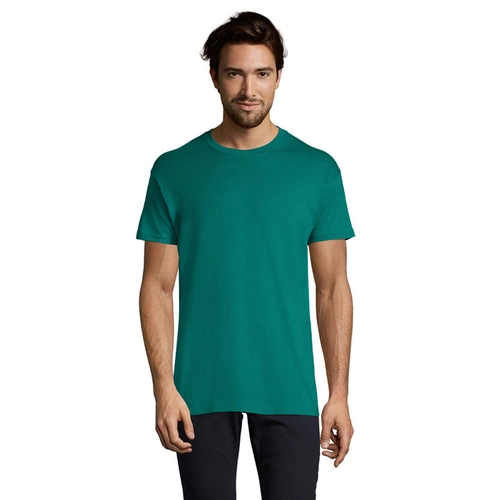 image du produit T-shirt homme col rond, 100% coton semi-peigné ringspun