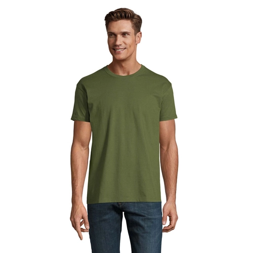 image du produit T-shirt homme col rond, 100% coton semi-peigné ringspun
