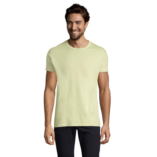 image du produit T-shirt homme col rond, 100% coton semi-peigné ringspun