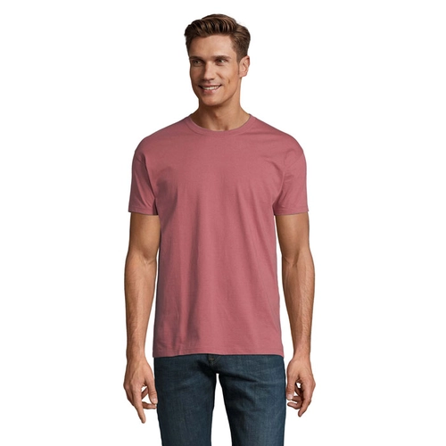 image du produit T-shirt homme col rond, 100% coton semi-peigné ringspun