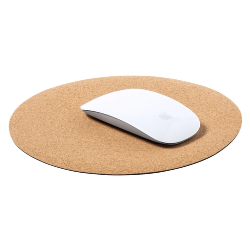 image du produit Tapis de souris rond en liège - base en silicone