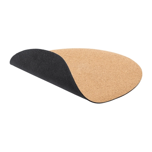 image du produit Tapis de souris rond en liège - base en silicone