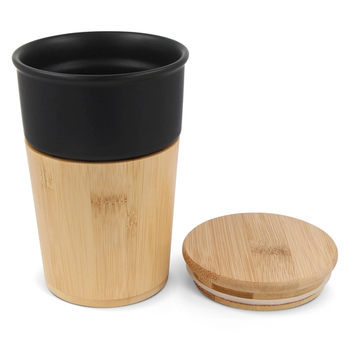 image du produit Tasse de bureau en bambou et céramique 300 ml