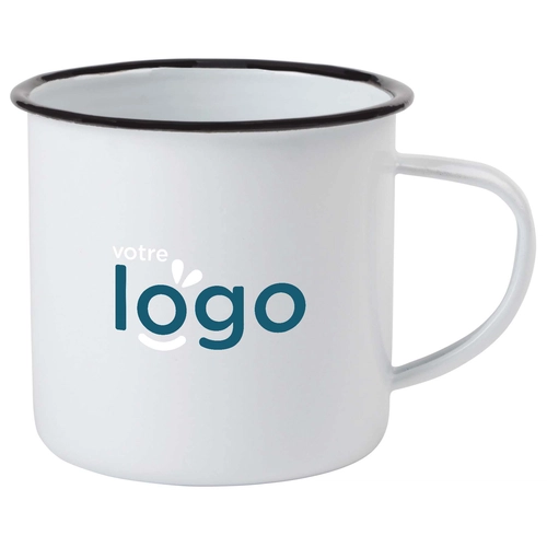 image du produit Tasse en émail RETRO CUP, mug 350 ml