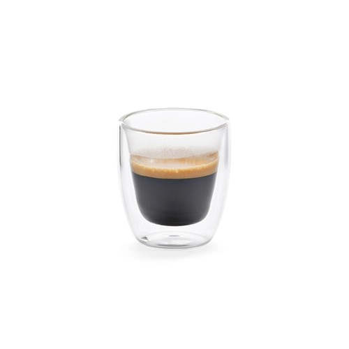 image du produit Tasse en verre borosilicate 70 ml double paroi - pratique pour ne pas se brûler