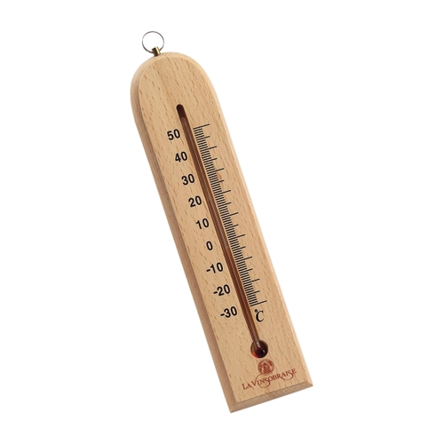 image du produit Thermomètre en bois naturel