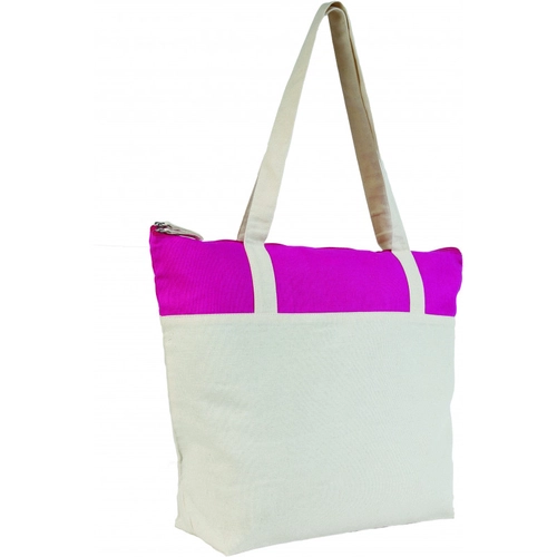 image du produit Totebag coton 220gr/m2 zippée avec poche intérieure