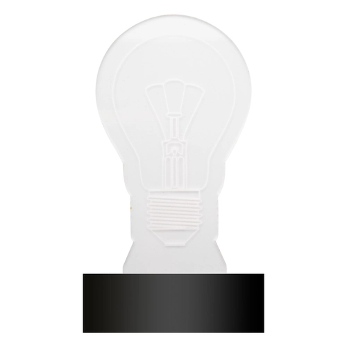 image du produit Trophée avec lampe LED multicolore, forme sur mesure