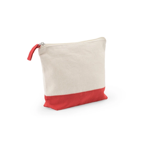 image du produit Trousse à cosmétiques 100 % coton (340 g/m²) bicolore