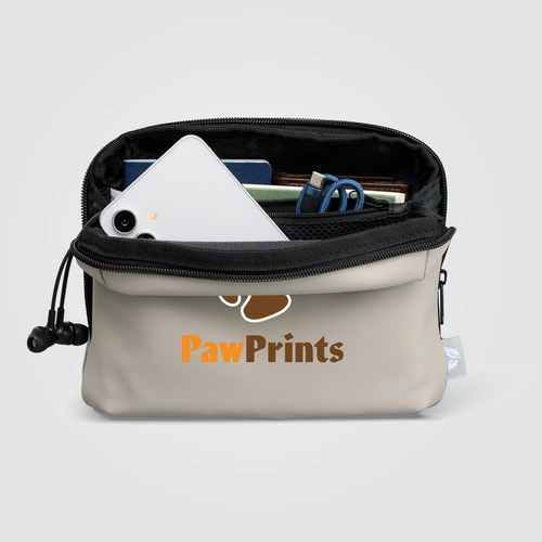 image du produit Trousse avec fermeture zippée et multiples poches en rPET – 2L