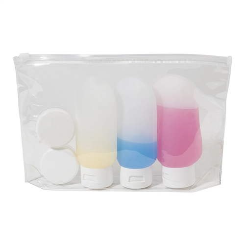 image du produit Trousse de voyage cosmétique avec pochette zippée