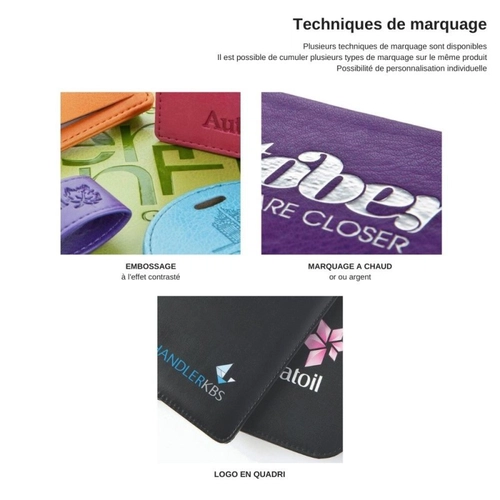 image du produit Trousse zippée sur-mesure - fabrication royaume uni