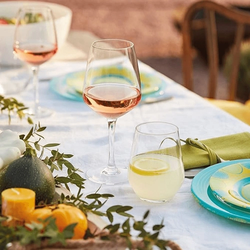 image du produit Verre à vin Fabriqué en France - corps en verre ultra transparent