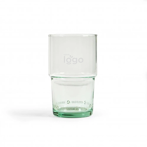 image du produit Verre transparent grande contenance de 400 ml en verre recyclé