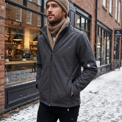 image du produit Veste softshell avec col montant - fabrication europe