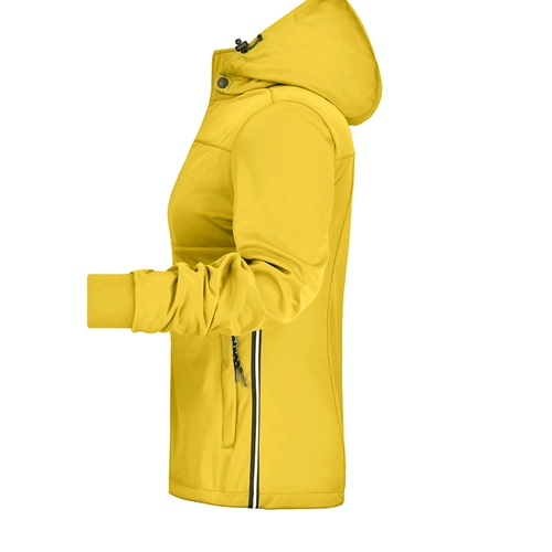 image du produit Veste softshell Hiver Femme avec capuche amovible - Coupe cintrée