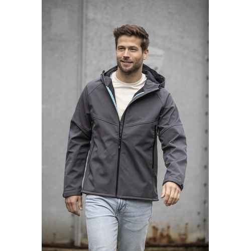 image du produit Veste softshell recyclée pour homme - polyester recyclé certifié GRS